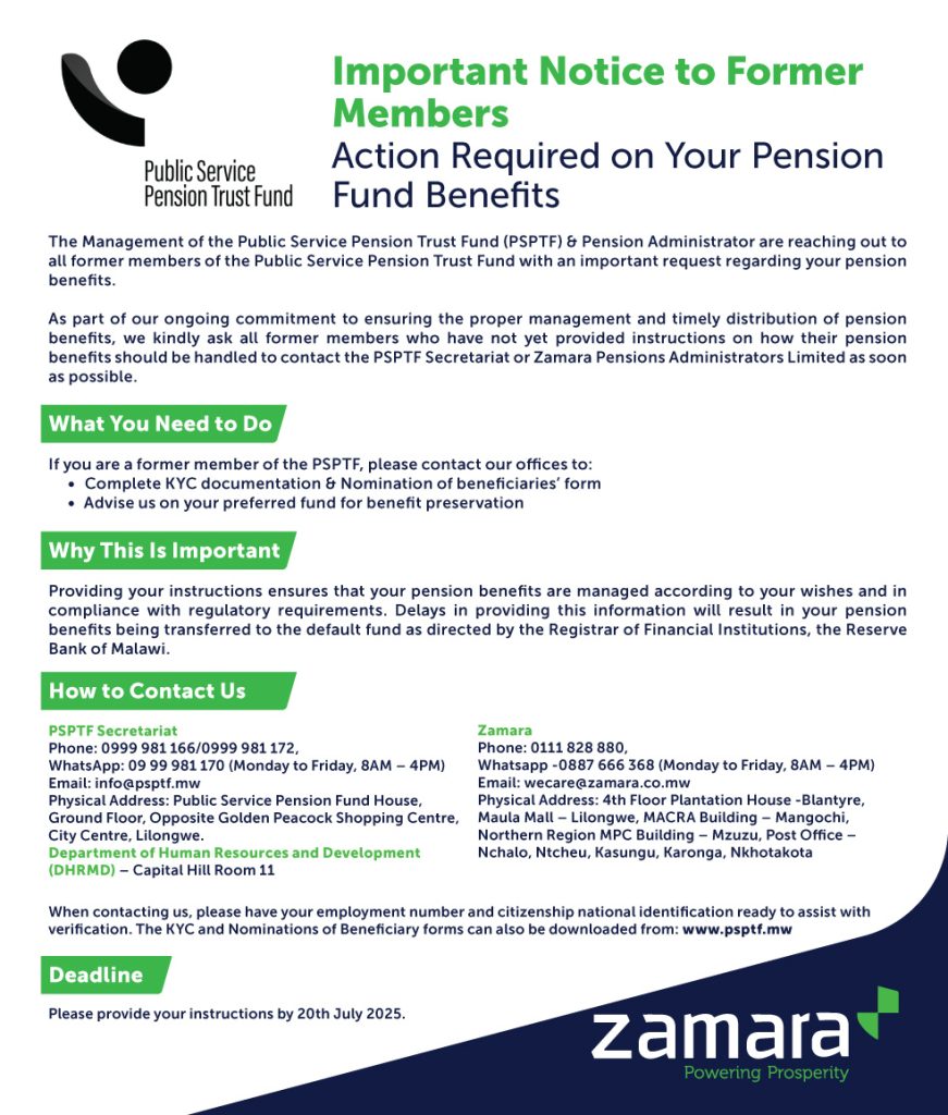Important notice for former members